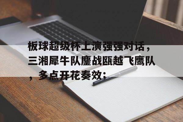 pg游戏试玩板球超级杯上演强强对话，三湘犀牛队鏖战瓯越飞鹰队，多点开花奏效；的简单介绍